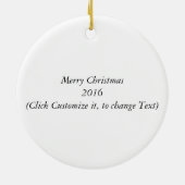 アラスカ出口グレイシャーバレー セラミックオーナメント (裏面)