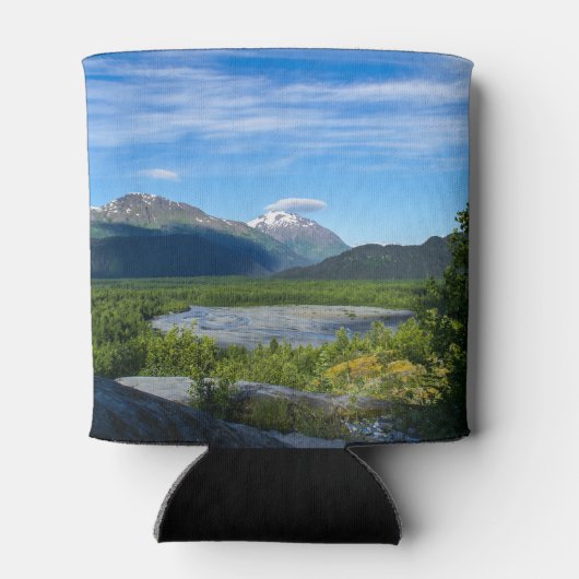 アラスカ出口グレイシャーバレー 缶クーラー (裏面)