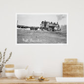 アラスカ初の機関車1912 ポスター (キッチン)