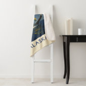 アラスカ北太平洋のヴィンテージ旅行ポスター シェルパブランケット (インサイチュ)