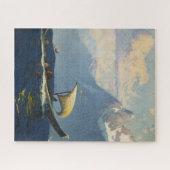 アラスカ北太平洋のヴィンテージ旅行ポスター ジグソーパズル (横)