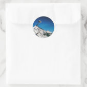 アラスカ半島のパヴロフ火山 ラウンドシール (バッグ)
