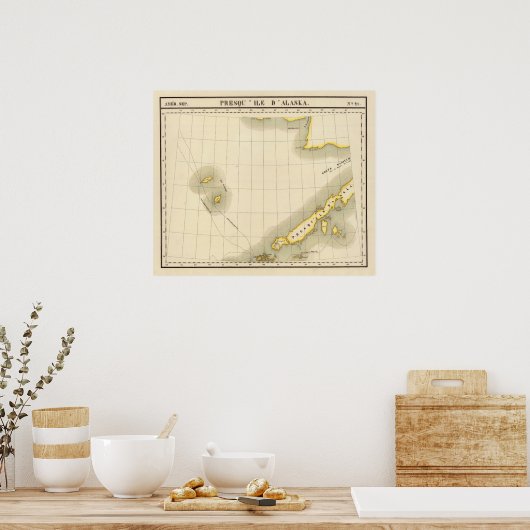 アラスカ半島 ポスター (キッチン)