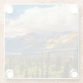 アラスカ南中部マタヌスカバレー#2 ガラスコースター (裏面)