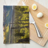 アラスカ南中部マタヌスカバレー#2 キッチンタオル (四つ折り)