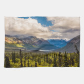 アラスカ南中部マタヌスカバレー#2 キッチンタオル (横)