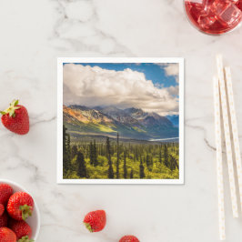 アラスカ南中部マタヌスカバレー#2 スタンダードカクテルナプキン