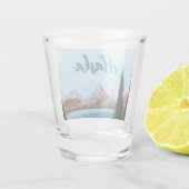 アラスカ原野 ショットグラス (裏面)