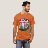 アラスカ原野 Tシャツ (正面フル)