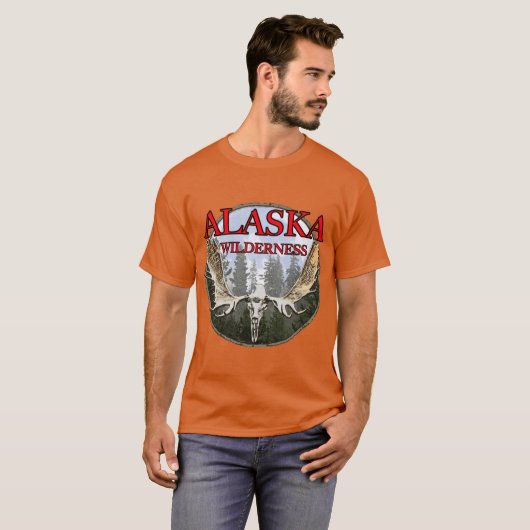 アラスカ原野 Tシャツ (正面フル)