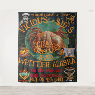 アラスカ土産 アラスカ旅行 旅行 アラスカ観光 AK タペストリー