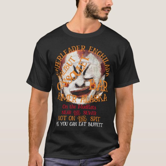 アラスカ土産 旅行 観光 AK Tシャツ (正面)