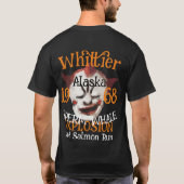 アラスカ土産 旅行 観光 AK Tシャツ (裏面)