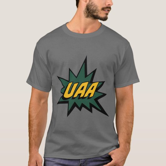 アラスカ大学アンカレッジ校 UAA オーバーサイズ 2 Tシャツ (正面)