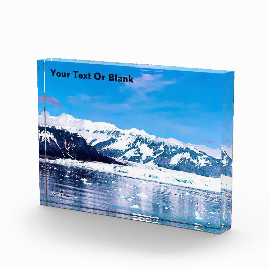 アラスカ天水氷河 フォトブロック (右)