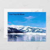 アラスカ天水氷河 ポストカード (正面/裏面)