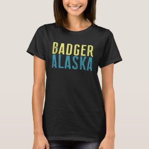 アラスカ太平洋沿岸のバッジャー Tシャツ