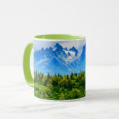 アラスカ威厳のあるな山 マグカップ (正面左)