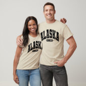 アラスカ娘Tシャツ、アメリカ州Tシャツ、愛国心あふれるギフト Tシャツ (ユニセックス)