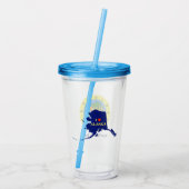 アラスカ寒暖計 アクリルタンブラー (裏面)