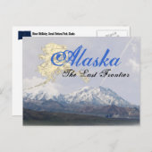 アラスカ山マッキンリーポストカード ポストカード (正面/裏面)