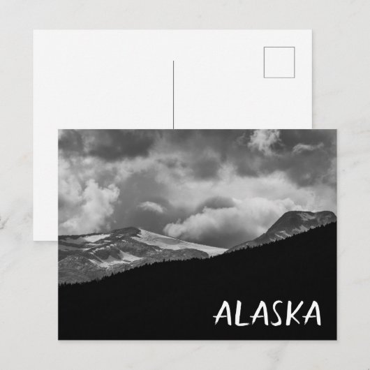 アラスカ山地 ポストカード (正面/裏面)