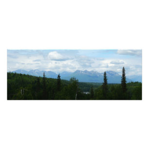 アラスカ山脈のパノラマ写真 フォトプリント
