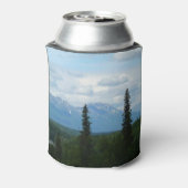 アラスカ山脈のパノラマ写真 缶クーラー (缶裏面)