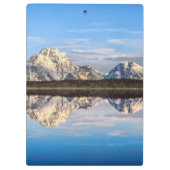 アラスカ山脈の反射の写真 クリップボード (裏面)