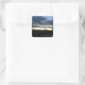 アラスカ山脈サンセット スクエアシール (バッグ)