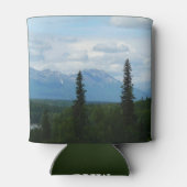 アラスカ山脈パノラマ写真 缶クーラー (裏面)