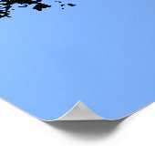 アラスカ山脈マウンテンランドスケープデジタルダウンロード ポスター (角)