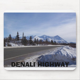 アラスカ山脈1のDENALIのハイウェー マウスパッド