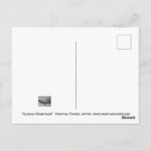 アラスカ山脈 ポストカード (裏面)