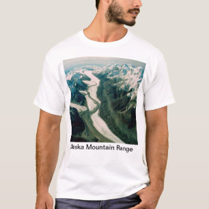 アラスカ山脈 – 空中表示 Tシャツ