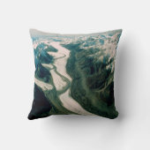 アラスカ山脈-空撮 クッション (裏面)