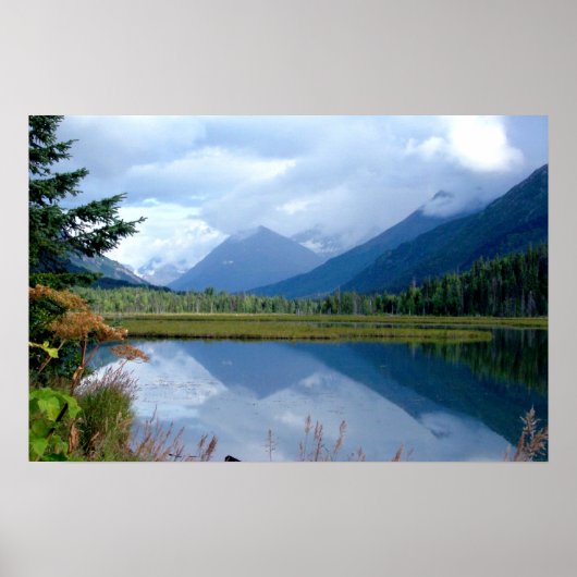 アラスカ山 ポスター (正面)