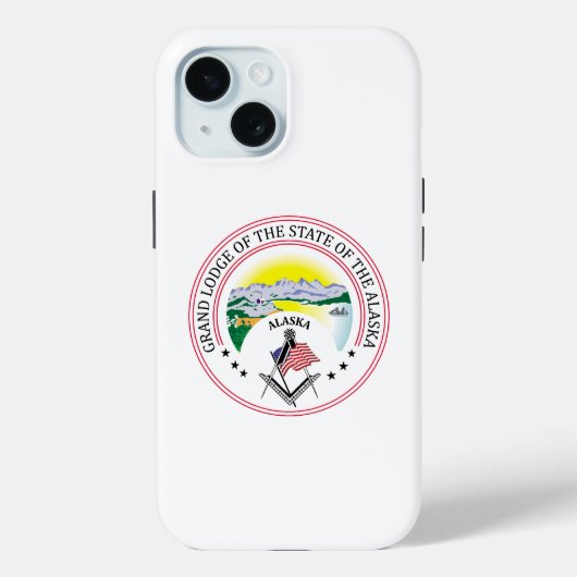 アラスカ州のフリーメイソンリー・ロッジ Case-Mate iPhoneケース (裏面)