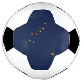 アラスカ州の旗 サッカーボール (回転)