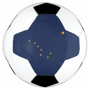 アラスカ州の旗 サッカーボール