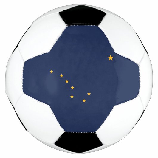 アラスカ州の旗 サッカーボール (正面)
