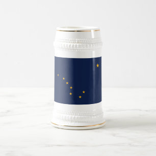 アラスカ州の旗 ビールジョッキ