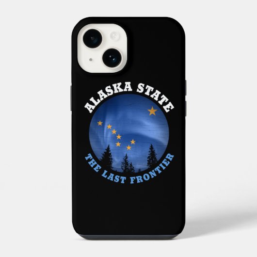アラスカ州の旗 iPhoneケース (裏面)