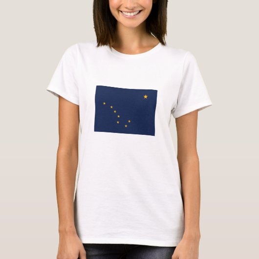 アラスカ州の旗 Tシャツ (正面)