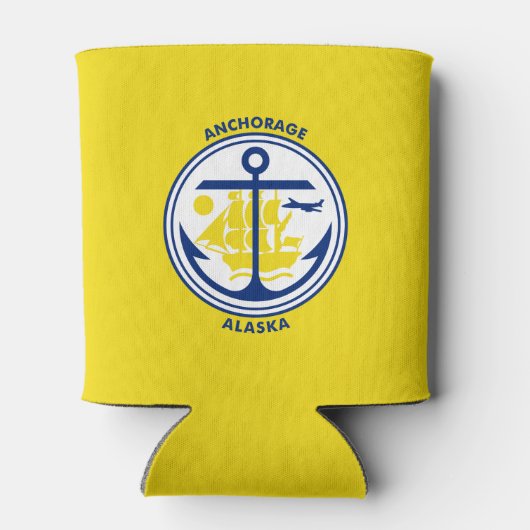 アラスカ州アンカレッジクーラーボックス 缶クーラー (裏面)