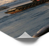 アラスカ州オランダハーバーのジェームス・ダンラップ・タグボート ポスター (角)