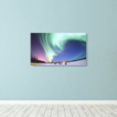 アラスカ州オーロラ キャンバスプリント (インサイチュ (ウッドフロア))