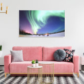 アラスカ州オーロラ キャンバスプリント (インサイチュ (リビング))