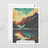 アラスカ州ケナイ・フィヨルド国立公園 ポストカード (正面/裏面)