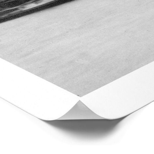 アラスカ州シワードにドッキングした汽船 ポスター (角)